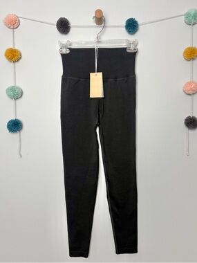 NWT Popflex Sculpt Black Leggings Small Flex